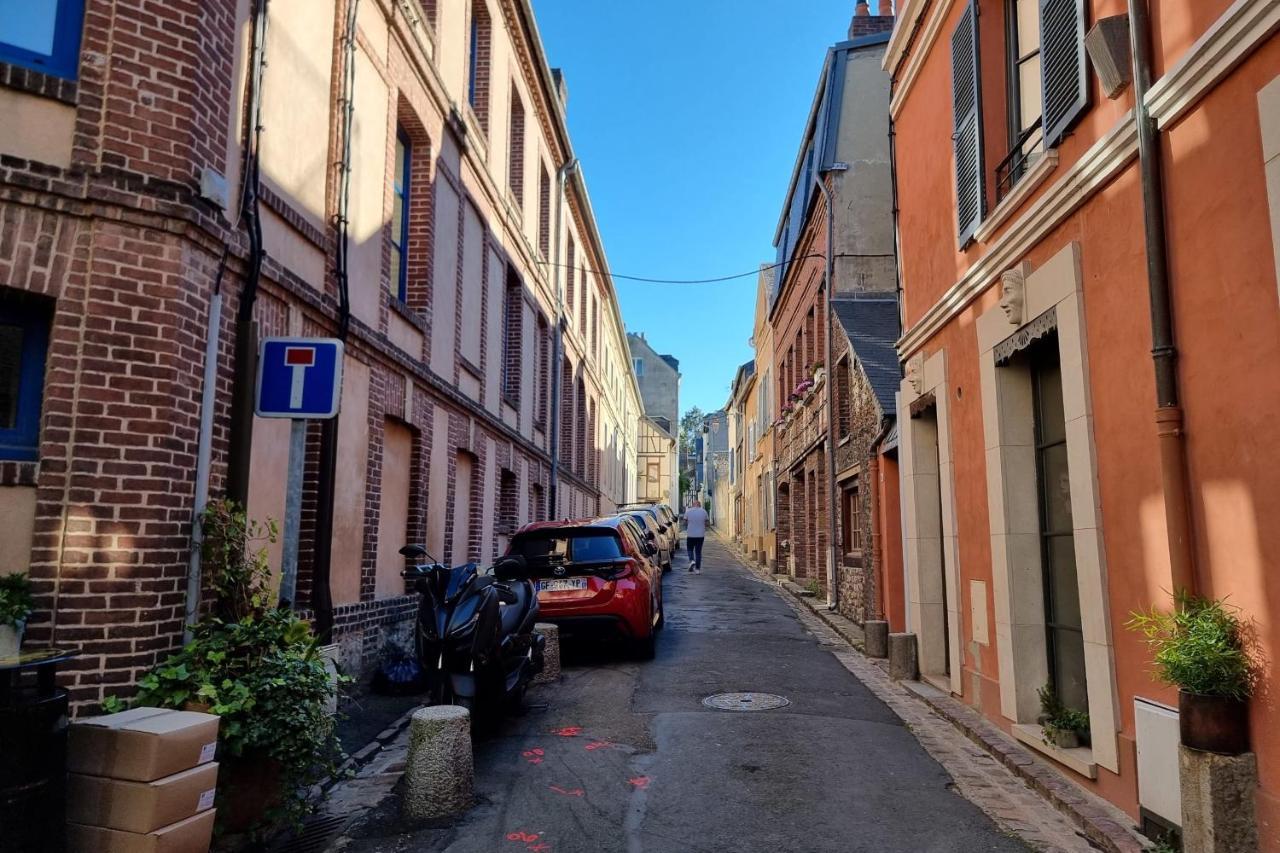 Les Chabannettes - Maisonette & Terrace 2P - Heart Of Honfleur Buitenkant foto