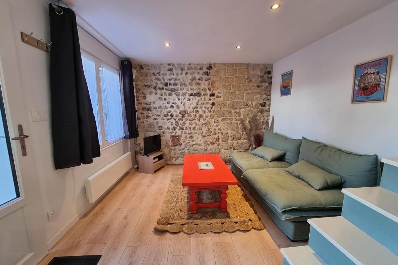 Les Chabannettes - Maisonette & Terrace 2P - Heart Of Honfleur Buitenkant foto